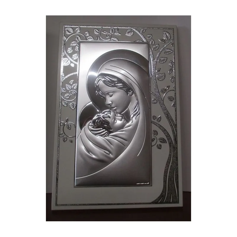 OBRAZEK SREBRNY MADONNA DRZEWO ŻYCIA
