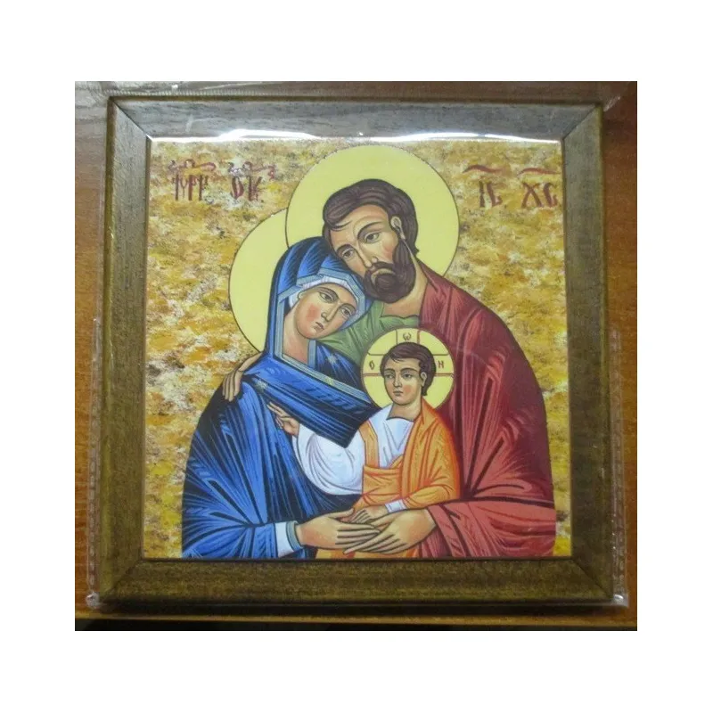 OBRAZ PŁYTKA CERAMICZNA ŚWIĘTA RODZINA 18,5 x 18,5 cm