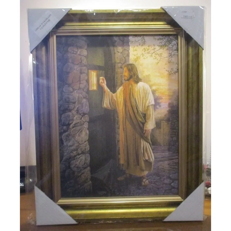 OBRAZ CHRYSTUS PUKAJACY DO DRZWI