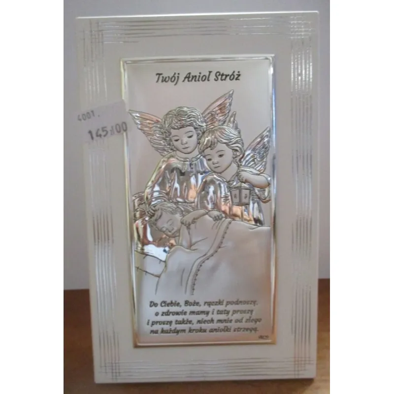 OBRAZ ANIOŁ STRÓŻ CZUWAJĄCY NAD DZIECKIEM