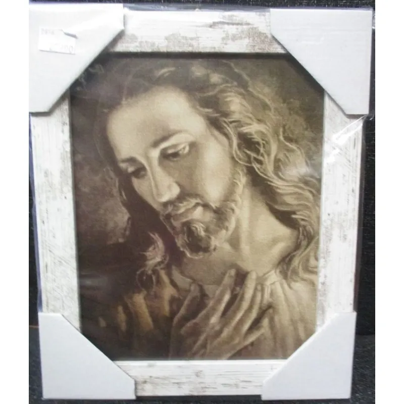 OBRAZ JEZUSA. Wymiary: 20 cm x 25 cm