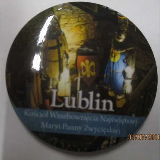 KOŚCIÓŁ POBRYGIDKOWSKI MAGNES OKRĄGŁY 58 mm