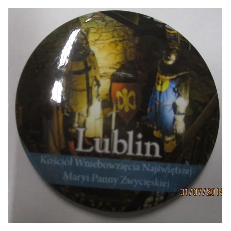 KOŚCIÓŁ POBRYGIDKOWSKI MAGNES OKRĄGŁY 58 mm