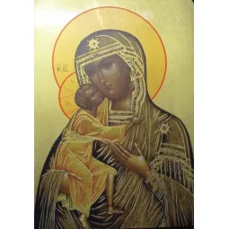 IKONA MATKA BOŻA NIEUSTAJĄCEJ POMOCY. MAŁA ZŁOCONA